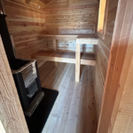 Sauna Interior with Stove